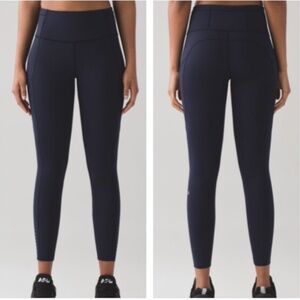 Lululemon Fast & Free 7/8 Tight Midnight Navy 6